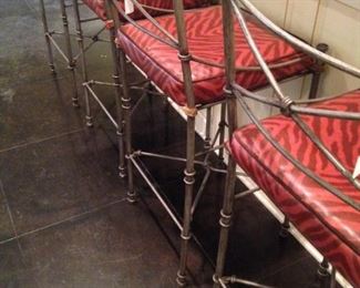 Four matching bar stools