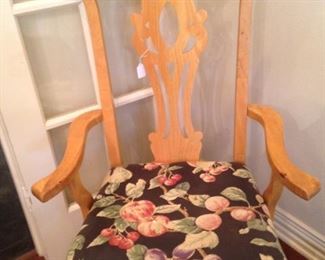 One of two matching chairs