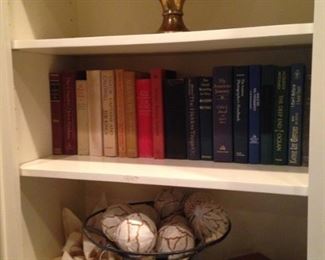 Books and decor