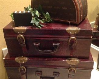 Decorative suitcases