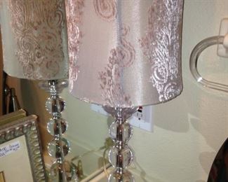 Lovely silver lamp