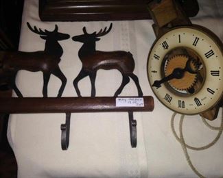 Deer coat rack