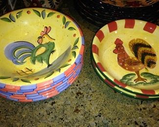 Rooster bowls