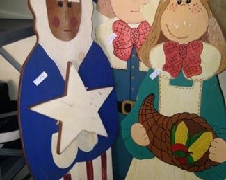Wooden pilgrims
