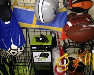Sports equipment organizer