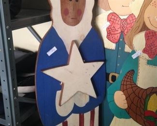 Wooden Uncle Sam (It will soon be the 4th of July!)