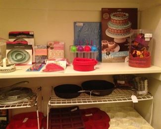 Cake decorating items