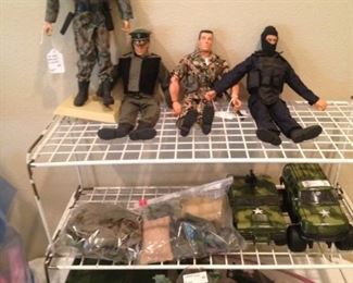 G I Joes and accessories