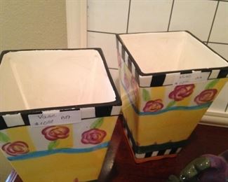 Matching vases
