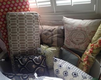 A tub full of pillows