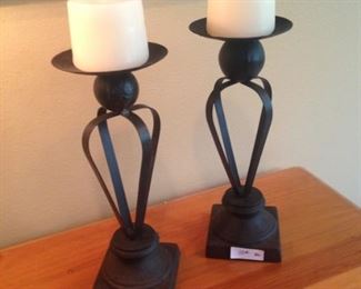Matching candleholders