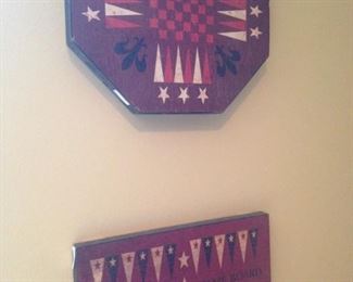 Game board wall art