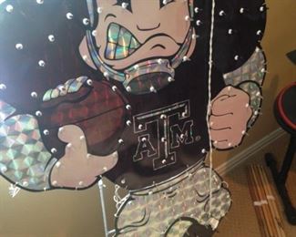 Texas A&M yard art