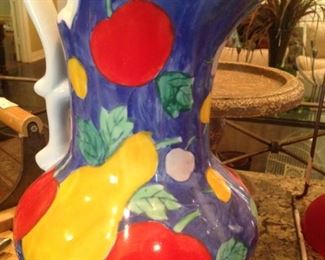 Colorful pitcher