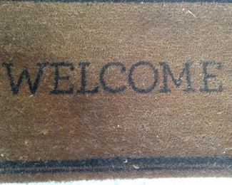 Welcome mat