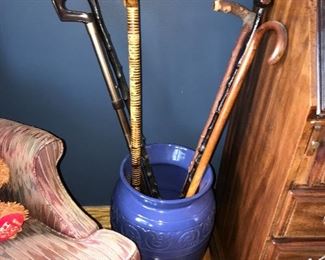 BLUE FLOOR VASE