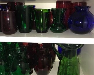 VINTAGE ANCHOR HOCKING GLASSWARE