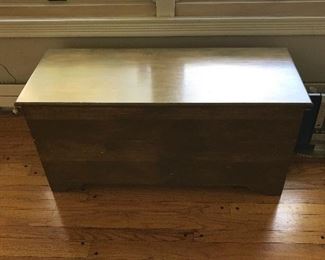 LARGE VINTAGE DECORATIVE HOME STORAGE CEDAR CHEST