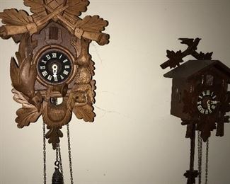 VINTAGE CUCKOO CLOCKS