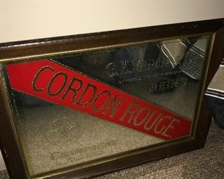 VINTAGE CORDON ROUGE MIRROR