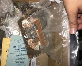 FOREIGN AND US COINS AND PAPER MONEY