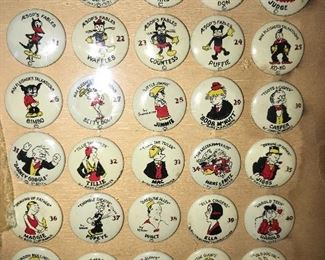 1930S LOONEY TUNES MERRIE MELODIES PINBACK BUTTONS