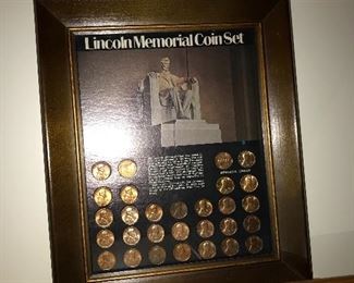 LINCOLN MEMORIAL COIN SET