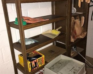 SOLID WOOD SHELVING UNITS