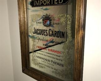 JACQUES CARDIN NAPOLEON BRAND FRENCH BRANDY BAR MIRROR