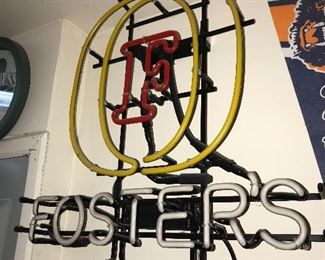 FOSTERS BEER NEON BAR SIGN