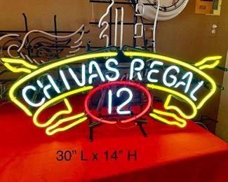 CHIVAS REGAL 12 NEON SIGN