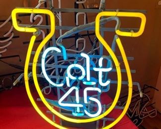 COLT 45 MALT LIQUOR NEON SIGN