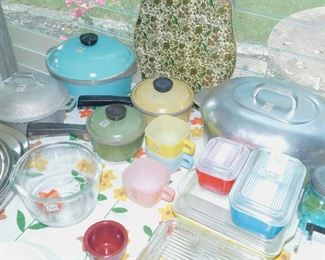 Aluminum roaster, set of refrigerator boxes