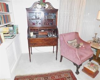 1940s secretary bookcase