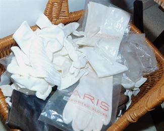 Basket full of gloves