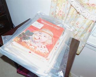 Several vintage magazines with great ads