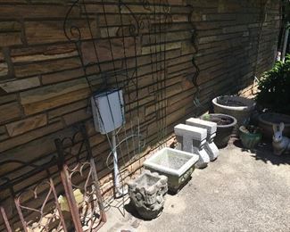 More concrete planters