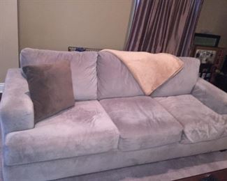 pair of matching sofa and love seat