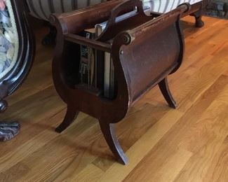 Antique magazine rack
