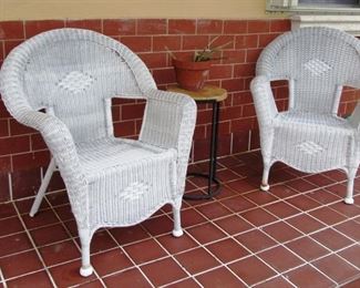 toledo pair of wicker cxhairs