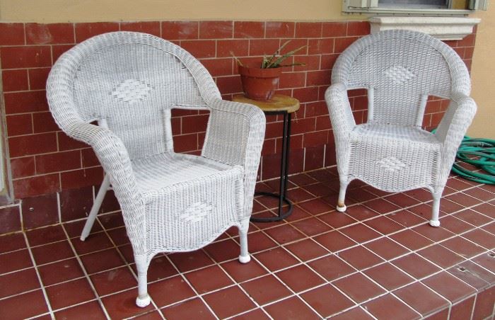 toledo pair of wicker cxhairs