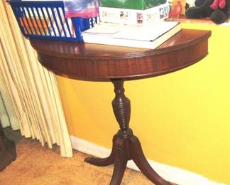 toledo half moon table
