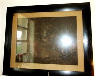 toledo large wood frame