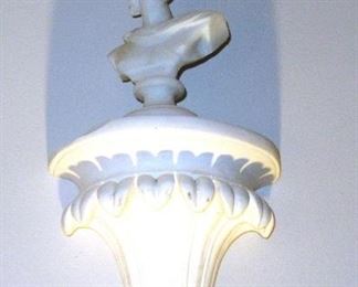 toledo sconce with bust