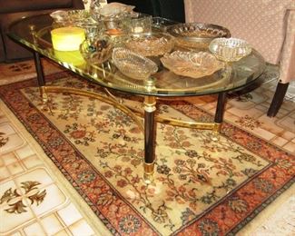 toledo rug and coffee table