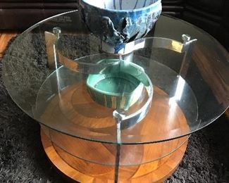 Glass top coffee table (layered)