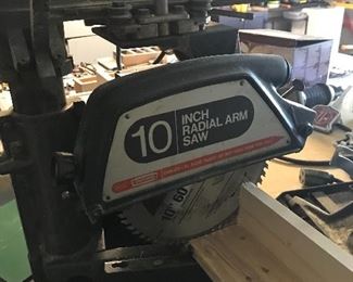 Craftsman 10 inch radial saw
