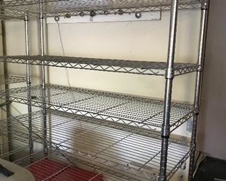 Metal shelving