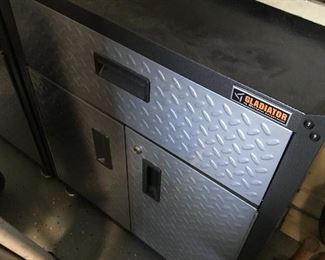 Metal storage cabinet
