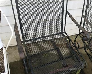 Wrought iron set